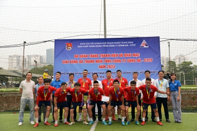 SUDICO đoạt chức vô địch giải bóng đá Thanh niên Tổng Công ty Sông Đà 2023